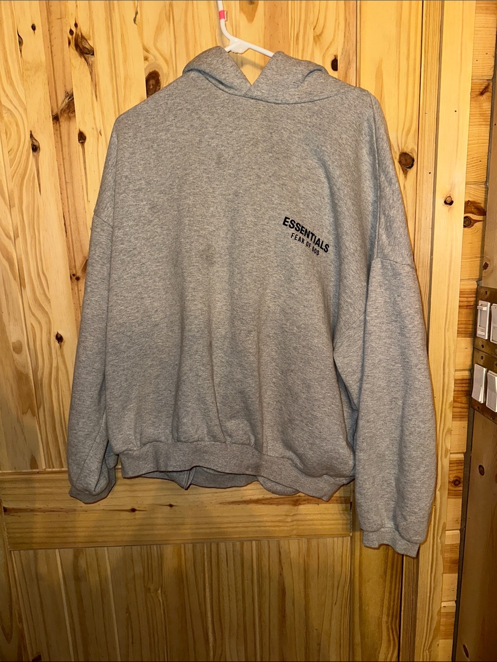 Essentials Hoodie Light Heather Grey Fw24